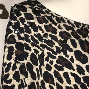 Leapord Studded Top